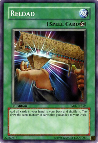 Reload trading card from Structure Deck: Spellcaster's Judgment Reload - Structure Deck: Spellcaster's Judgment YuGiOh trading card