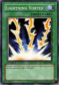 Lightning Vortex - Structure Deck: Spellcaster's Judgment (SD6) #SD6-EN028 - Common / Short Print YuGiOh Trading Card