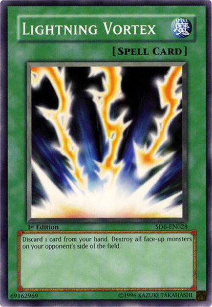 Lightning Vortex - Structure Deck: Spellcaster's Judgment YuGiOh trading card