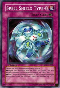 Spell Shield Type-8 - Structure Deck: Spellcaster's Judgment (SD6) #SD6-EN033 - Common / Short Print YuGiOh Trading Card