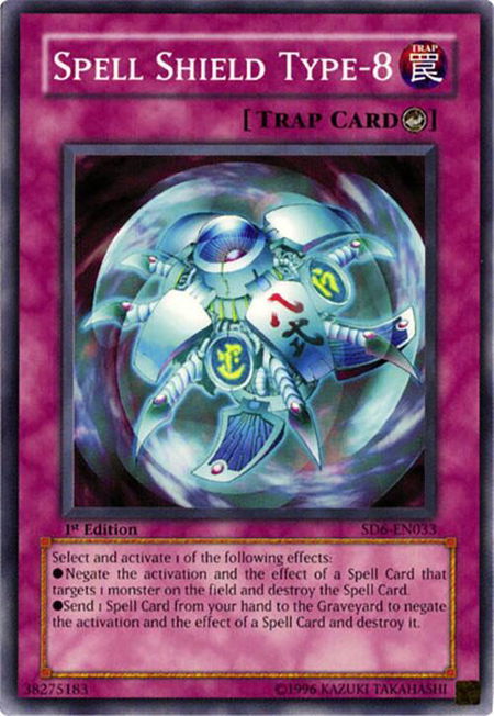 Spell Shield Type-8 - Structure Deck: Spellcaster's Judgment YuGiOh trading card