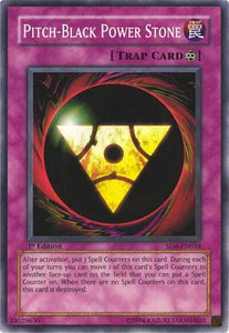 Pitch-Black Power Stone - Structure Deck: Spellcaster's Judgment (SD6) #SD6-EN034 - Common / Short Print YuGiOh Trading Card
