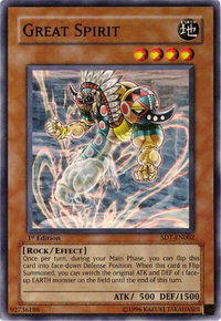 Great Spirit - Structure Deck: Invincible Fortress  #SD7-EN002 - Common / Short Print YuGiOh Trading Card