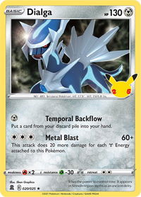 Dialga - Celebrations (CLB) #020/025 - Holo Rare Pokémon Trading Card