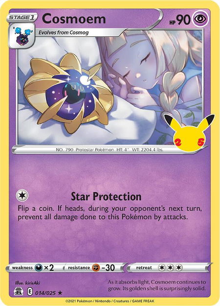 Cosmoem - Celebrations Pokémon trading card