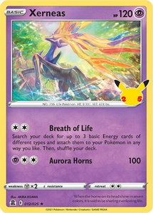 Xerneas - Celebrations (CLB) #012/025 - Holo Rare Pokémon Trading Card