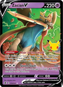 Zacian V - Celebrations (CLB) #016/025 - Ultra Rare Pokémon Trading Card