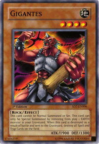 Gigantes - Structure Deck: Invincible Fortress  #SD7-EN006 - Common / Short Print YuGiOh Trading Card
