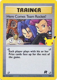 Here Comes Team Rocket! - Celebrations: Classic Collection (CCC) #15/82 - Classic Collection Pokémon Trading Card
