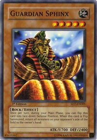 Guardian Sphinx - Structure Deck: Invincible Fortress  #SD7-EN005 - Common / Short Print YuGiOh Trading Card