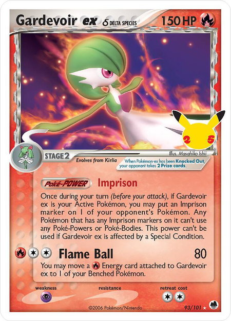 Gardevoir ex (Delta Species) - Celebrations: Classic Collection Pokémon trading card