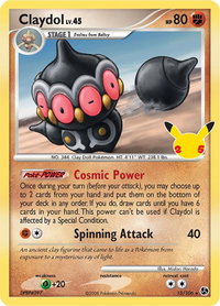 Claydol - Celebrations: Classic Collection (CCC) #15/106 - Classic Collection Pokémon Trading Card
