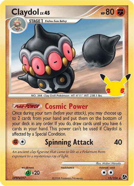 Claydol - Celebrations: Classic Collection Pokémon trading card