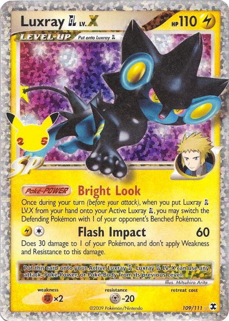 Luxray GL LV.X - Celebrations: Classic Collection Pokémon trading card