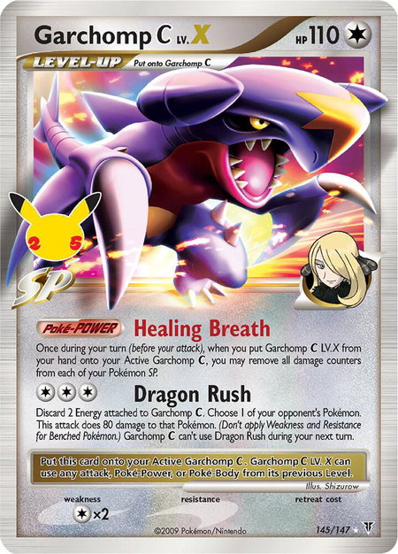 Garchomp C LV.X - Celebrations: Classic Collection Pokémon trading card