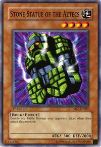 Stone Statue of the Aztecs - Structure Deck: Invincible Fortress  #SD7-EN007 - Common / Short Print YuGiOh Trading Card