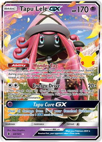 Tapu Lele GX - Celebrations: Classic Collection (CCC) #60/145 - Classic Collection Pokémon Trading Card