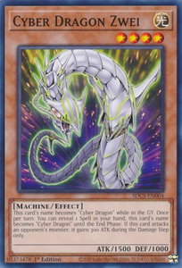 Cyber Dragon Zwei - Structure Deck: Cyber Strike (SDCS) #SDCS-EN004 - Common / Short Print YuGiOh Trading Card