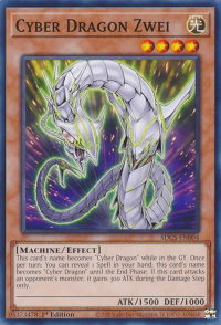 Cyber Dragon Zwei - Structure Deck: Cyber Strike (SDCS) #SDCS-EN004 - Common / Short Print YuGiOh Trading Card