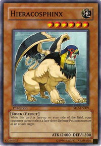 Hieracosphinx - Structure Deck: Invincible Fortress  #SD7-EN009 - Common / Short Print YuGiOh Trading Card