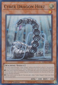 Cyber Dragon Herz - Structure Deck: Cyber Strike (SDCS) #SDCS-EN009 - Super Rare YuGiOh Trading Card