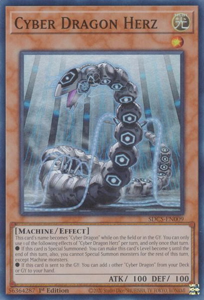 Cyber Dragon Herz trading card from Structure Deck: Cyber Strike Cyber Dragon Herz - Structure Deck: Cyber Strike YuGiOh trading card