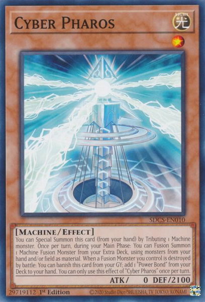Cyber Pharos trading card from Structure Deck: Cyber Strike Cyber Pharos - Structure Deck: Cyber Strike YuGiOh trading card