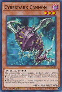 Cyberdark Cannon - Structure Deck: Cyber Strike (SDCS) #SDCS-EN016 - Common / Short Print YuGiOh Trading Card