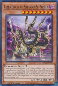 Gizmek Orochi, the Serpentron Sky Slasher - Structure Deck: Cyber Strike (SDCS) #SDCS-EN020 - Common / Short Print YuGiOh Trading Card