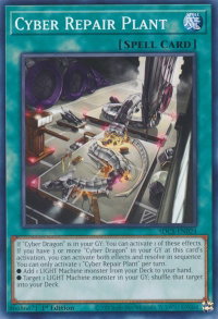 Cyber Repair Plant - Structure Deck: Cyber Strike (SDCS) #SDCS-EN024 - Common / Short Print YuGiOh Trading Card