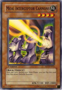 Moai Interceptor Cannons - Structure Deck: Invincible Fortress  #SD7-EN011 - Common / Short Print YuGiOh Trading Card