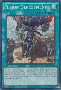 Fusion Deployment - Structure Deck: Cyber Strike (SDCS) #SDCS-EN030 - Super Rare YuGiOh Trading Card