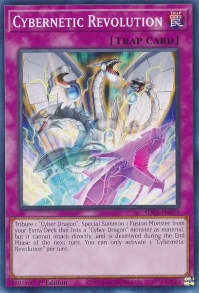 Cybernetic Revolution trading card from Structure Deck: Cyber Strike Cybernetic Revolution - Structure Deck: Cyber Strike YuGiOh trading card