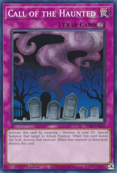 Call of the Haunted - Structure Deck: Cyber Strike YuGiOh trading card