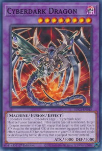 Cyberdark Dragon - Structure Deck: Cyber Strike (SDCS) #SDCS-EN045 - Common / Short Print YuGiOh Trading Card