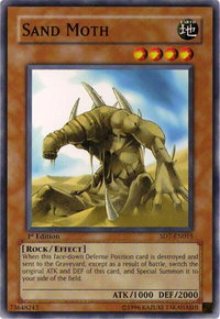 Sand Moth - Structure Deck: Invincible Fortress  #SD7-EN015 - Common / Short Print YuGiOh Trading Card