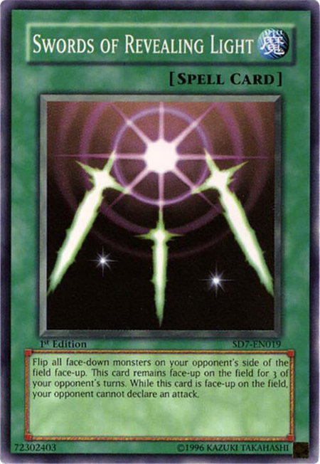 Swords of Revealing Light trading card from Structure Deck: Invincible Fortress Swords of Revealing Light - Structure Deck: Invincible Fortress YuGiOh trading card
