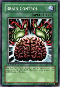 Brain Control - Structure Deck: Invincible Fortress  #SD7-EN024 - Common / Short Print YuGiOh Trading Card