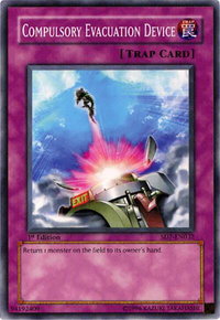 Compulsory Evacuation Device - Structure Deck: Invincible Fortress  #SD7-EN032 - Common / Short Print YuGiOh Trading Card