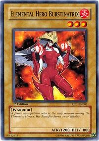 Elemental Hero Burstinatrix - Duelist Pack 1: Jaden Yuki (DP1) #DP1-EN002 - Common / Short Print YuGiOh Trading Card