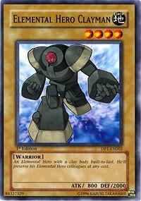 Elemental Hero Clayman - Duelist Pack 1: Jaden Yuki (DP1) #DP1-EN003 - Common / Short Print YuGiOh Trading Card