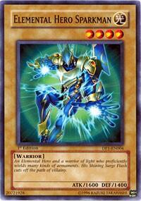 Elemental Hero Sparkman - Duelist Pack 1: Jaden Yuki (DP1) #DP1-EN004 - Common / Short Print YuGiOh Trading Card
