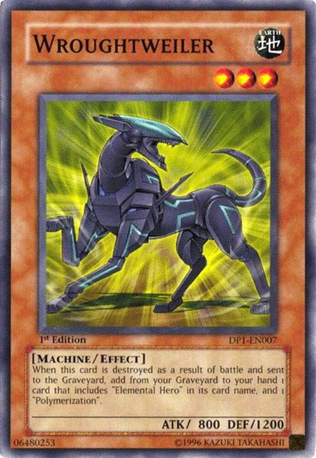Wroughtweiler - Duelist Pack 1: Jaden Yuki YuGiOh trading card