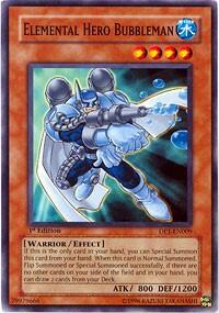 Elemental Hero Bubbleman - Duelist Pack 1: Jaden Yuki (DP1) #DP1-EN009 - Common / Short Print YuGiOh Trading Card