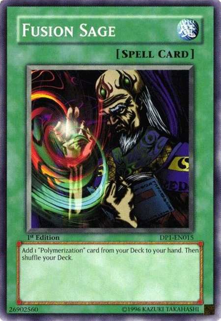 Fusion Sage - Duelist Pack 1: Jaden Yuki YuGiOh trading card