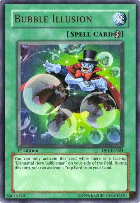 Bubble Illusion - Duelist Pack 1: Jaden Yuki YuGiOh trading card