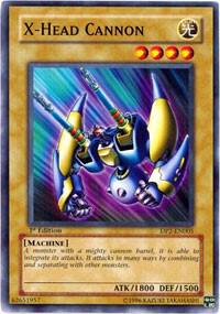 X-Head Cannon - Duelist Pack 2: Chazz Princeton YuGiOh trading card