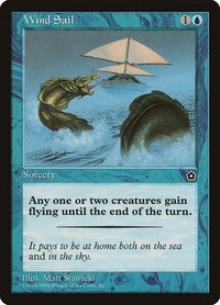 Wind Sail - Portal Second Age (P02) #60 - Common Magic: The Gathering Trading Card