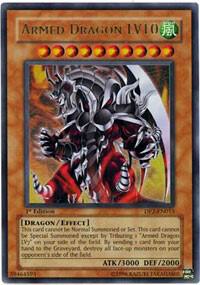 Armed Dragon LV10 trading card from Duelist Pack 2: Chazz Princeton Armed Dragon LV10 - Duelist Pack 2: Chazz Princeton YuGiOh trading card
