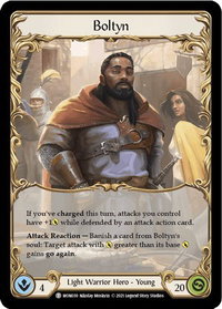 Boltyn // Galaxxi Black - Monarch (MON) #MON030 // MON155 - Token Flesh and Blood Trading Card